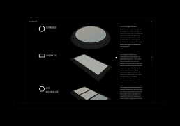Taghell Skyfloor – Screendesign-Mockup 2 5 Weboberfläche mit Filter/Tab-Navigation für Skyfloor-Varianten.