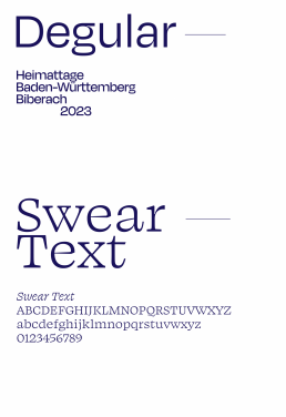 &Uuml;bersicht des visuellen Systems mit Schriften, Farben und Motiven.